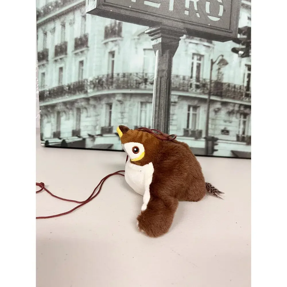 USB Interactive Flying Sparrow Plush Toy, Electronic Bird Toy for Cats